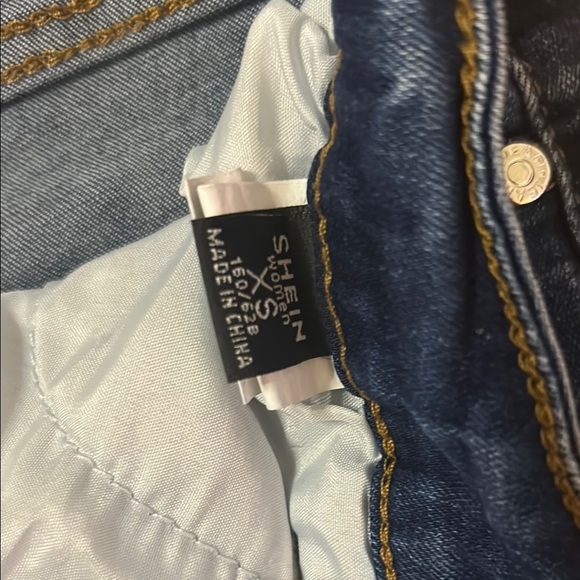 SHEIN Dark Blue Skinny Jeans - Picture 2 of 4